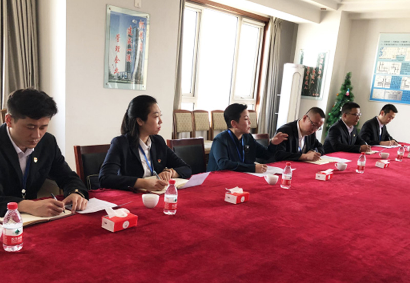 李局長致辭，勉勵公司八字贈言